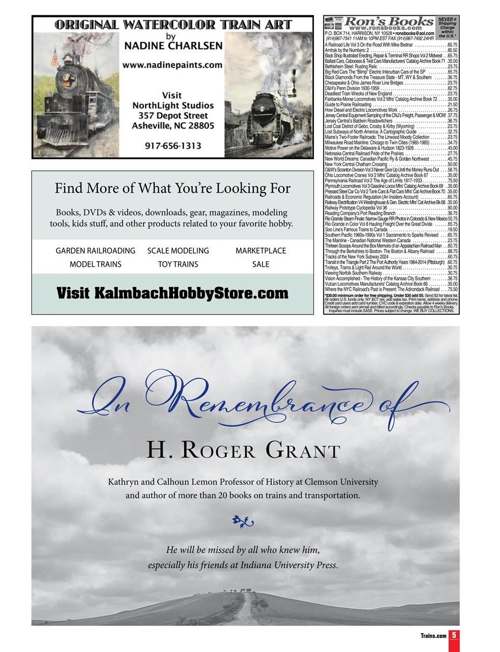 Trains Preview Pages