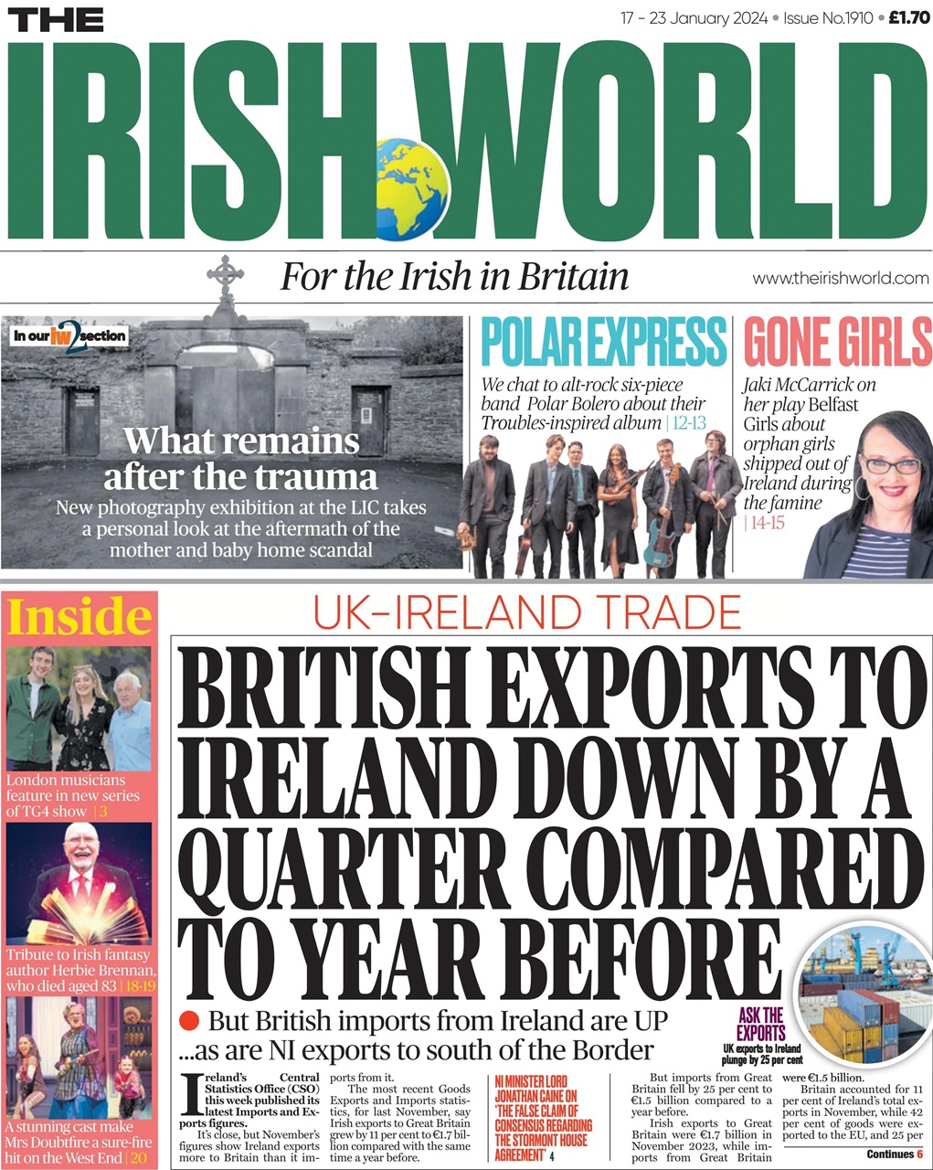 Irish World Preview Pages