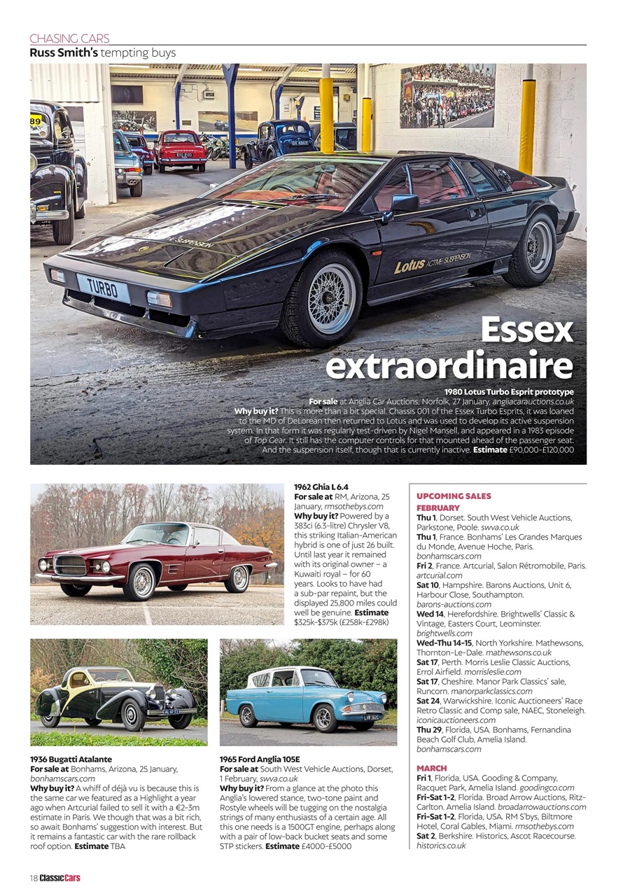 Classic Cars Preview Pages