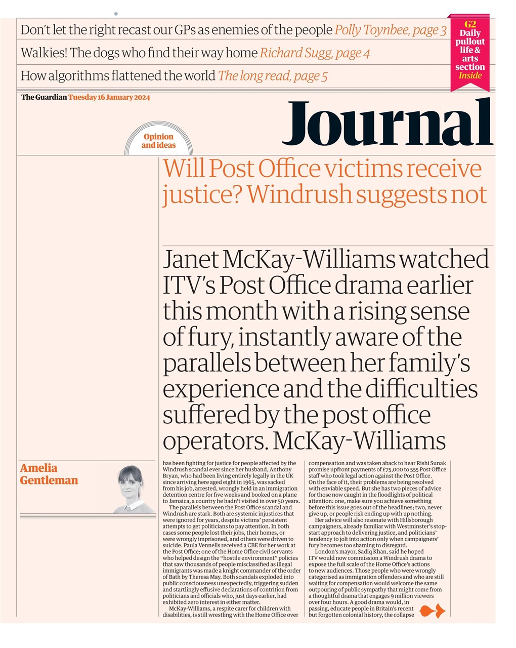 The Guardian Newspaper Preview Pages
