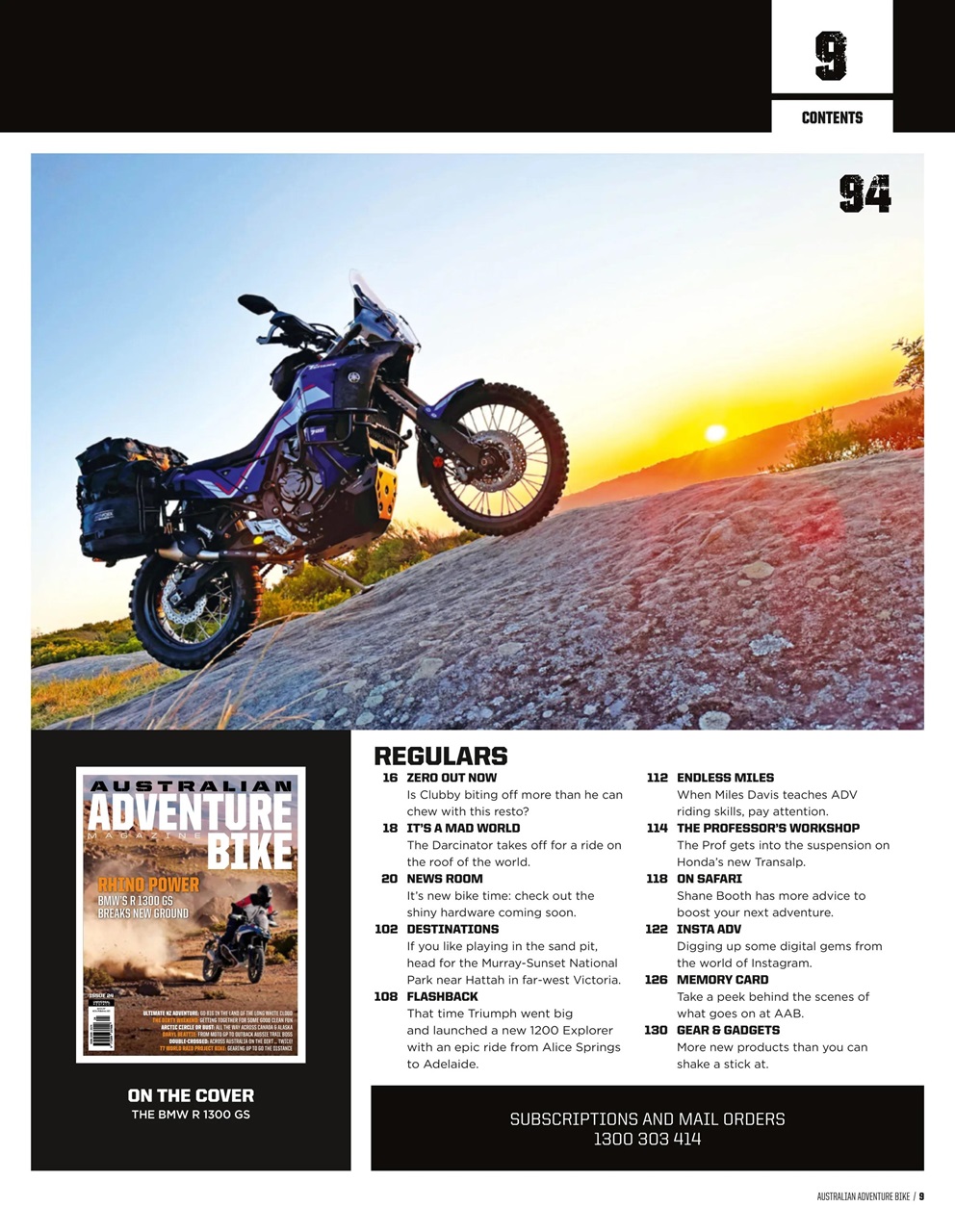 Australian Adventure Bike Preview Pages
