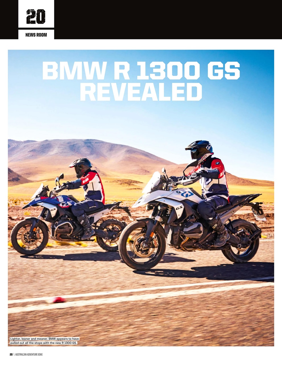 Australian Adventure Bike Preview Pages