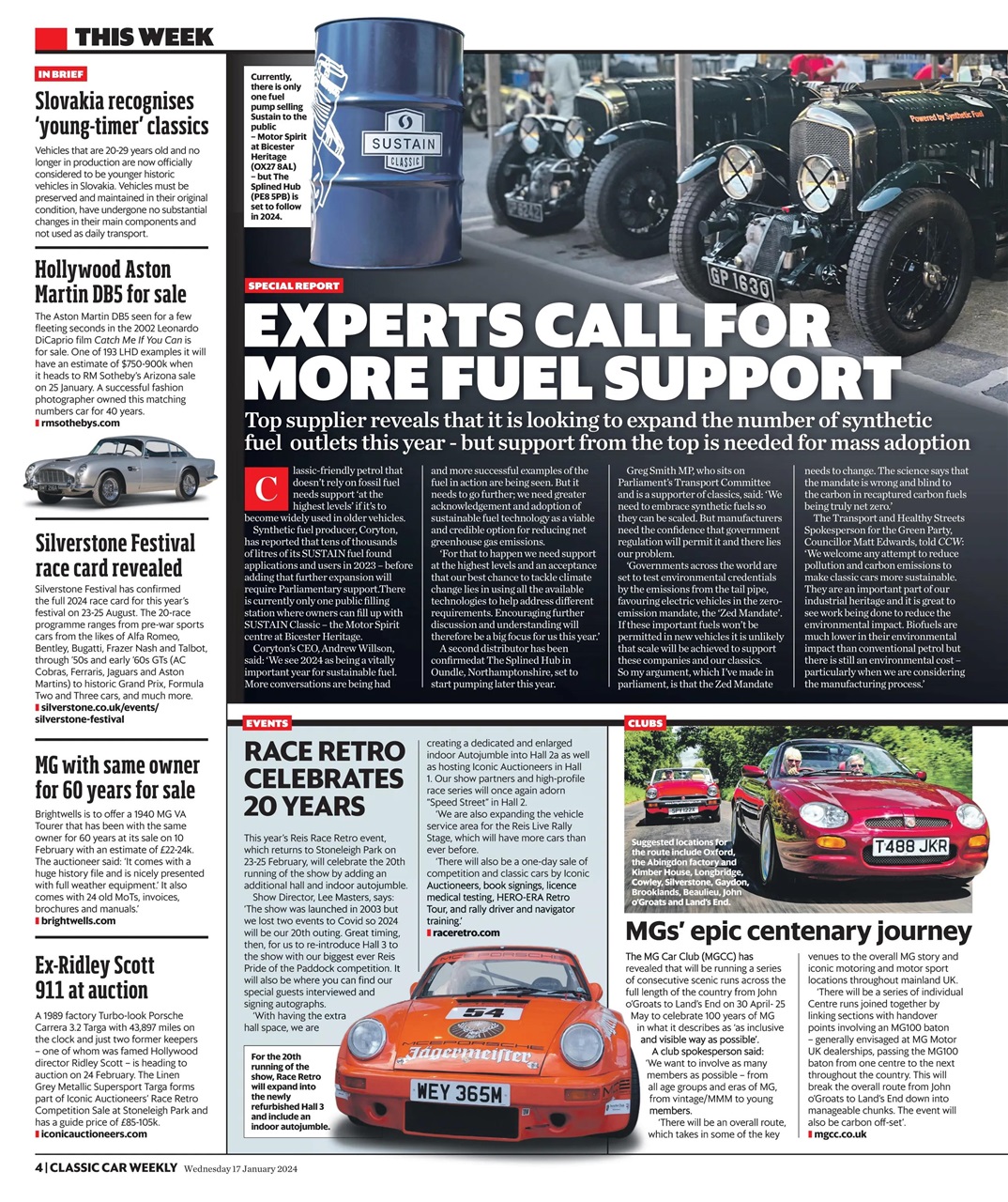 Classic Car Weekly Preview Pages