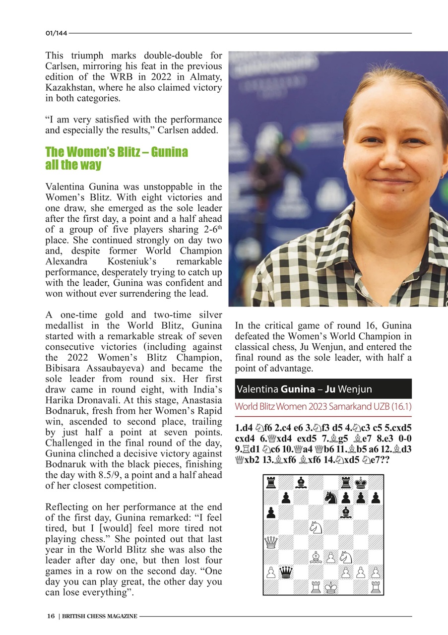 British Chess Magazine Preview Pages