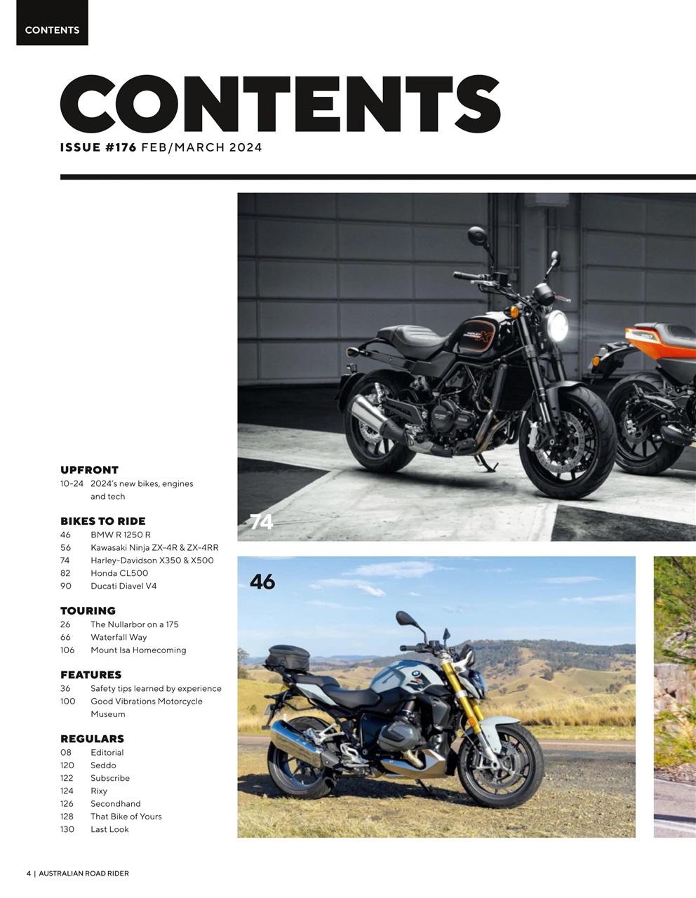 Australian Road Rider Preview Pages