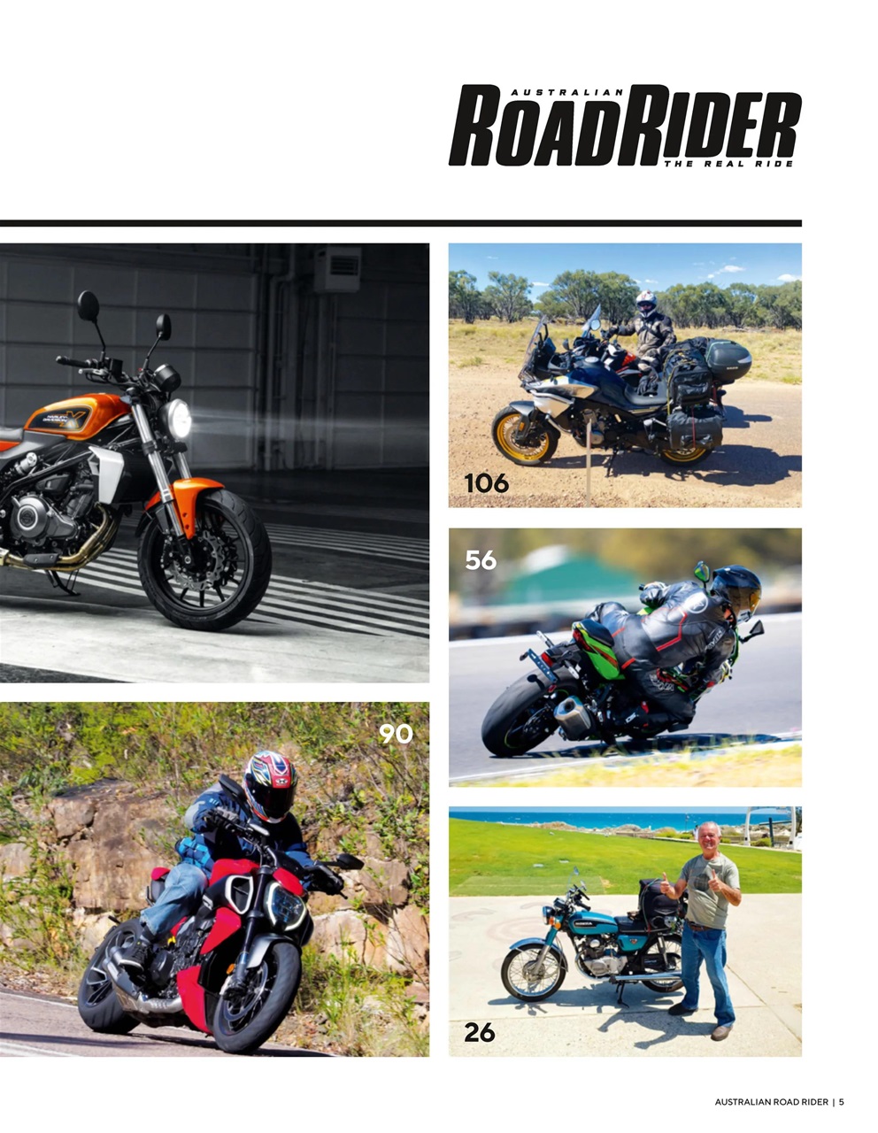 Australian Road Rider Preview Pages