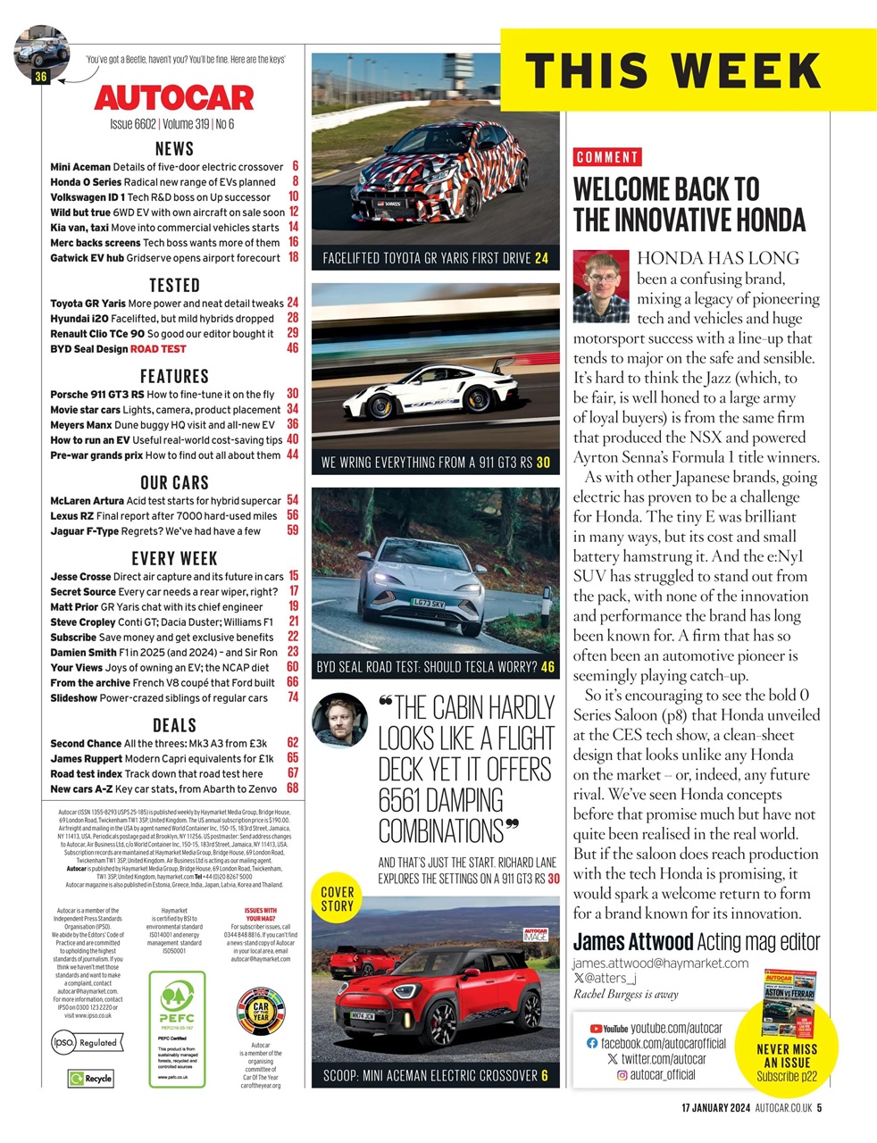 Autocar Preview Pages