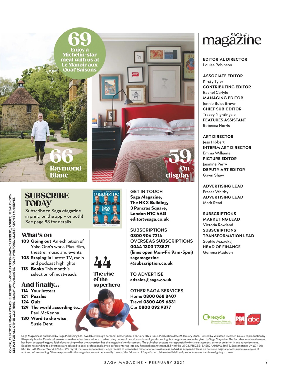 Saga Magazine Preview Pages