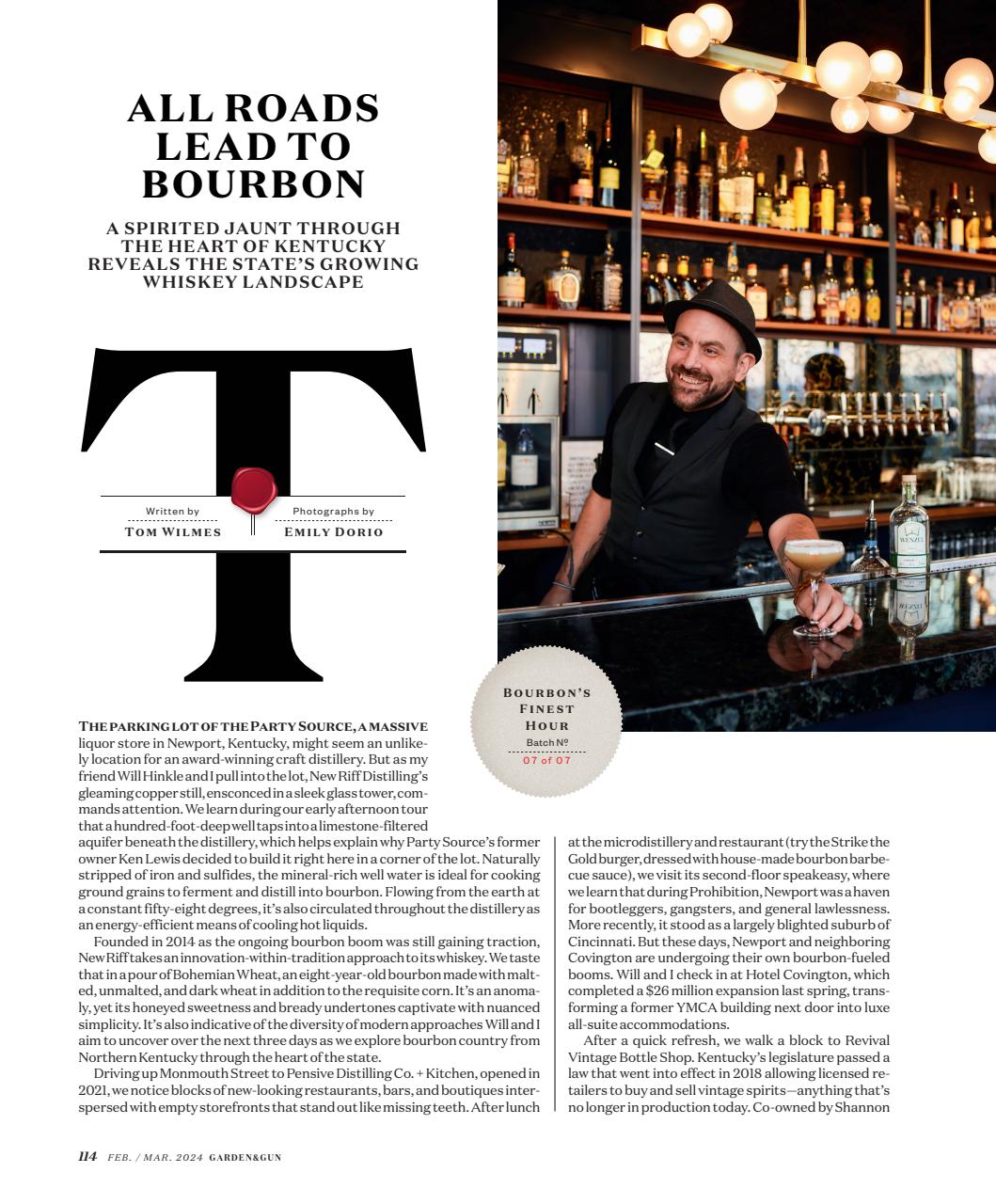 Garden and Gun Magazine Preview Pages