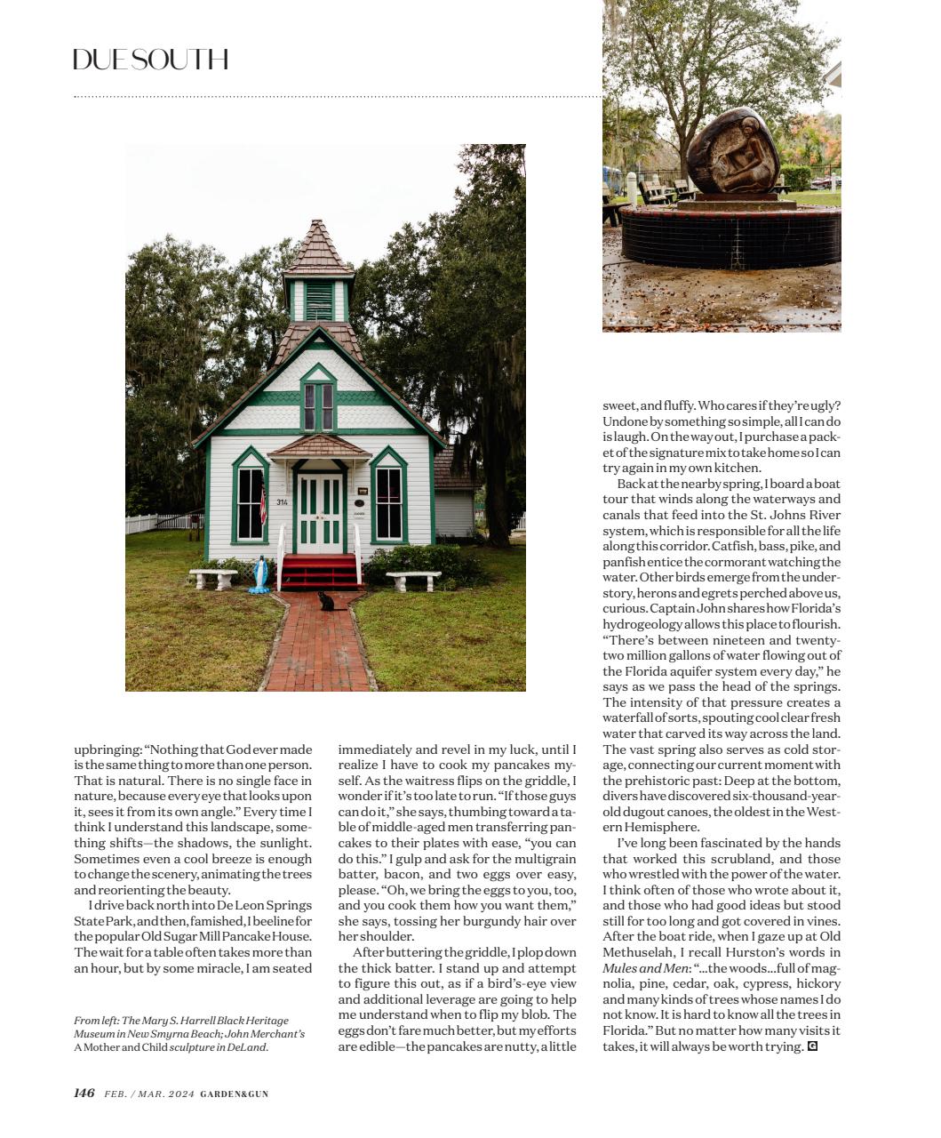 Garden and Gun Magazine Preview Pages