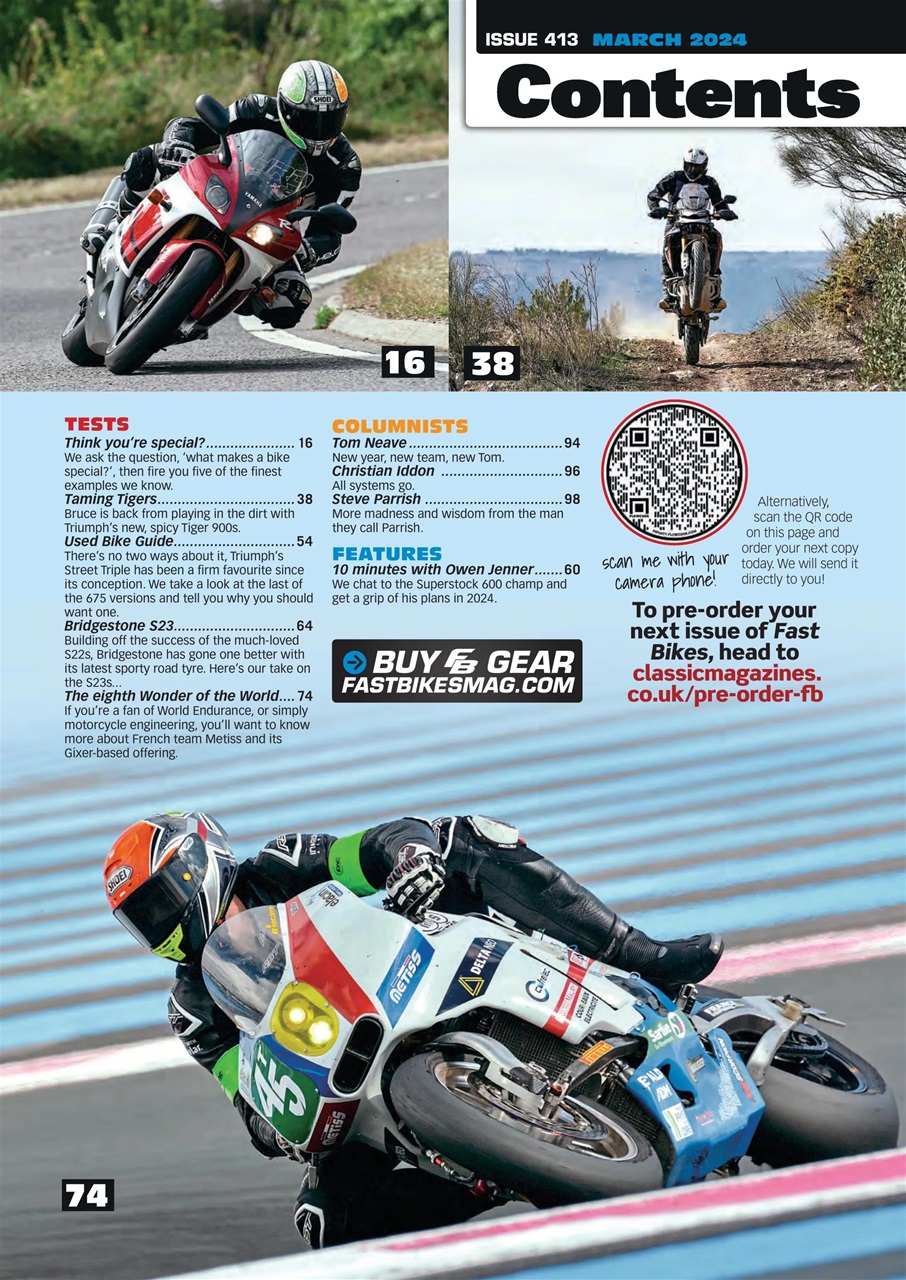 Fast Bikes Preview Pages