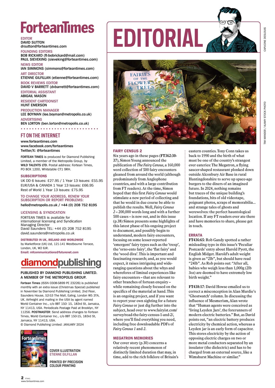 Fortean Times Preview Pages
