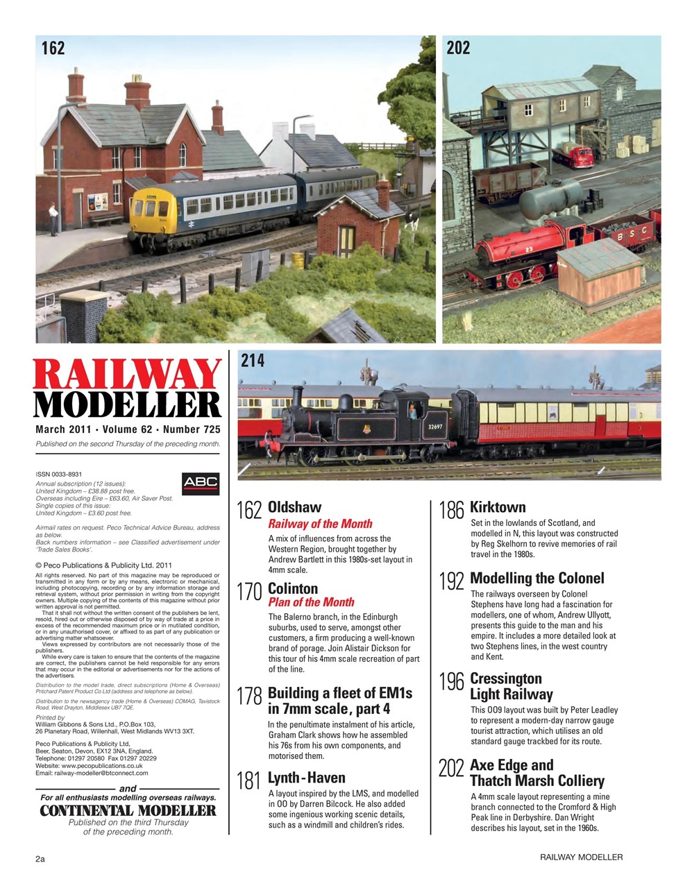 Railway Modeller Preview Pages