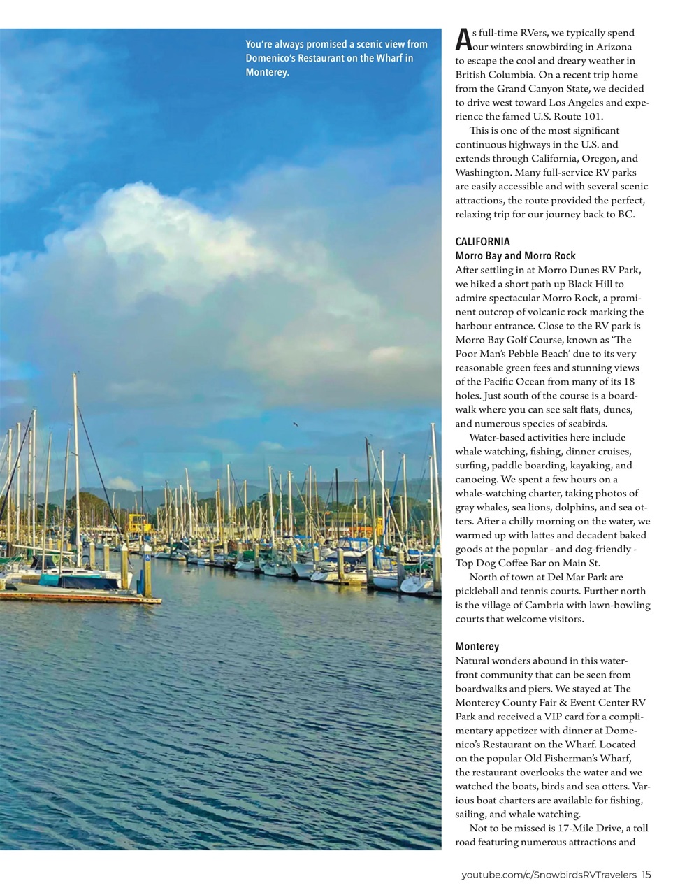 Snowbirds & RV Travelers Preview Pages
