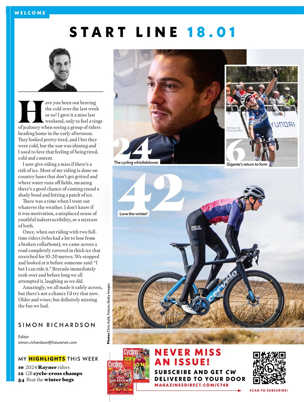 Cycling Weekly Preview Pages