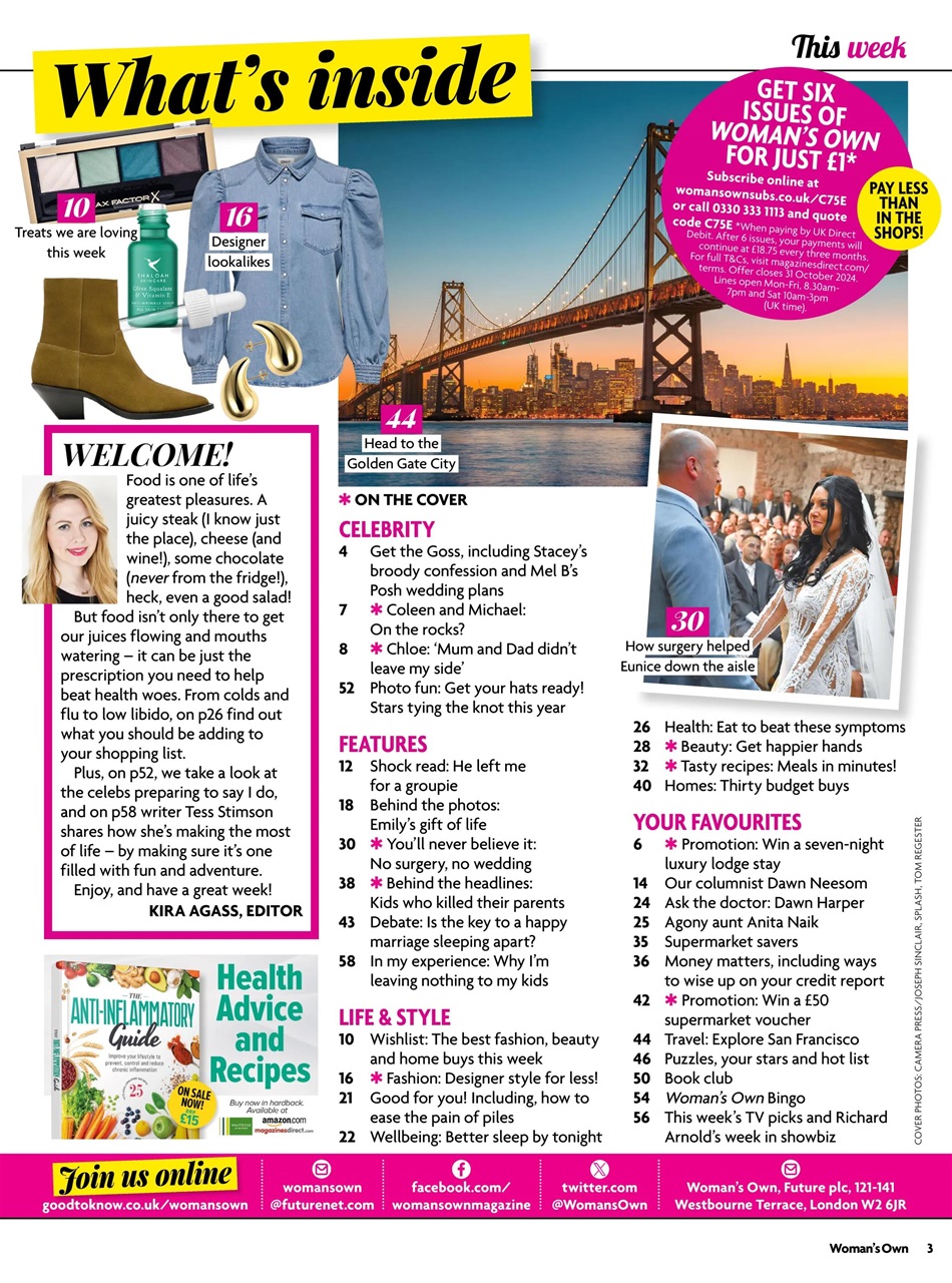 Woman's Own Preview Pages