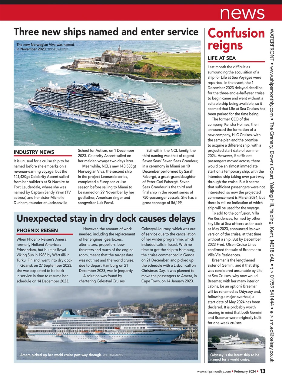 Ships Monthly Preview Pages