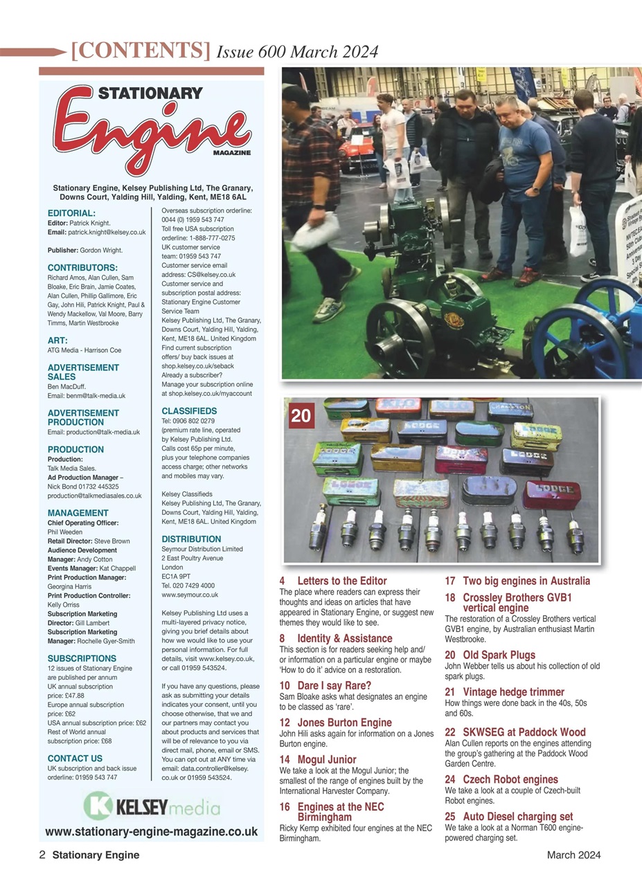 Stationary Engine Preview Pages