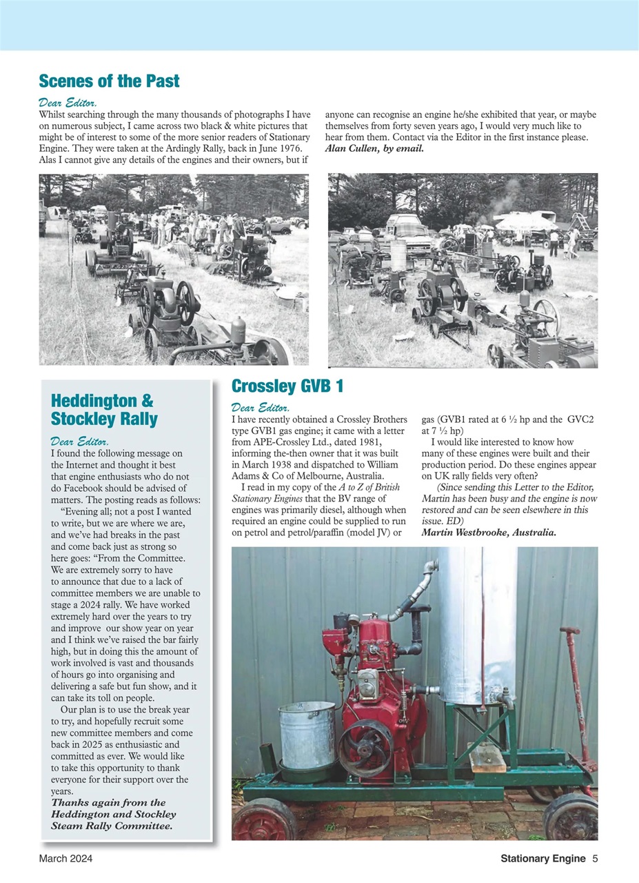 Stationary Engine Preview Pages