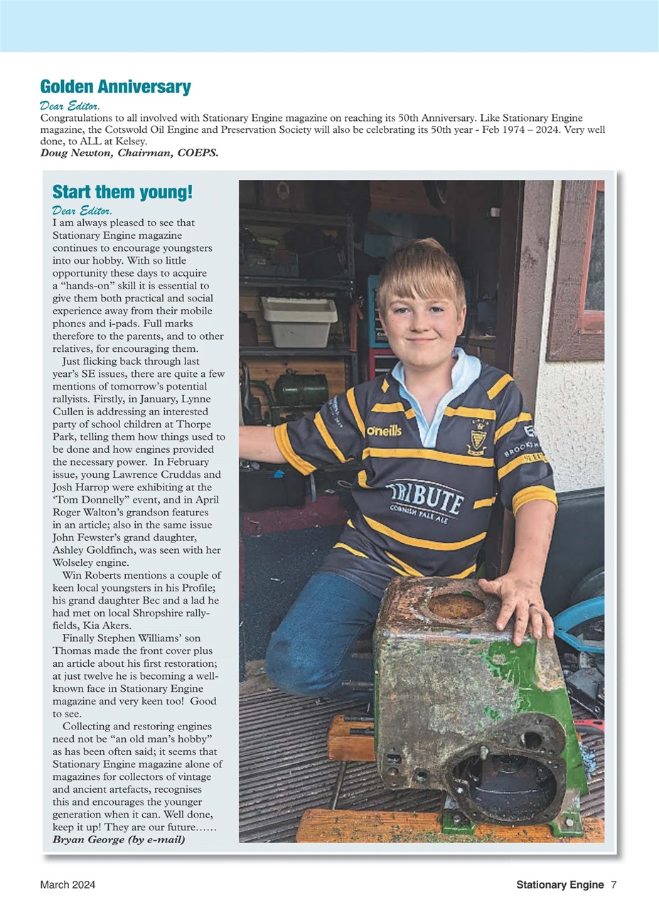 Stationary Engine Preview Pages