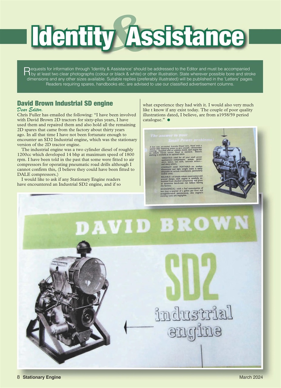 Stationary Engine Preview Pages