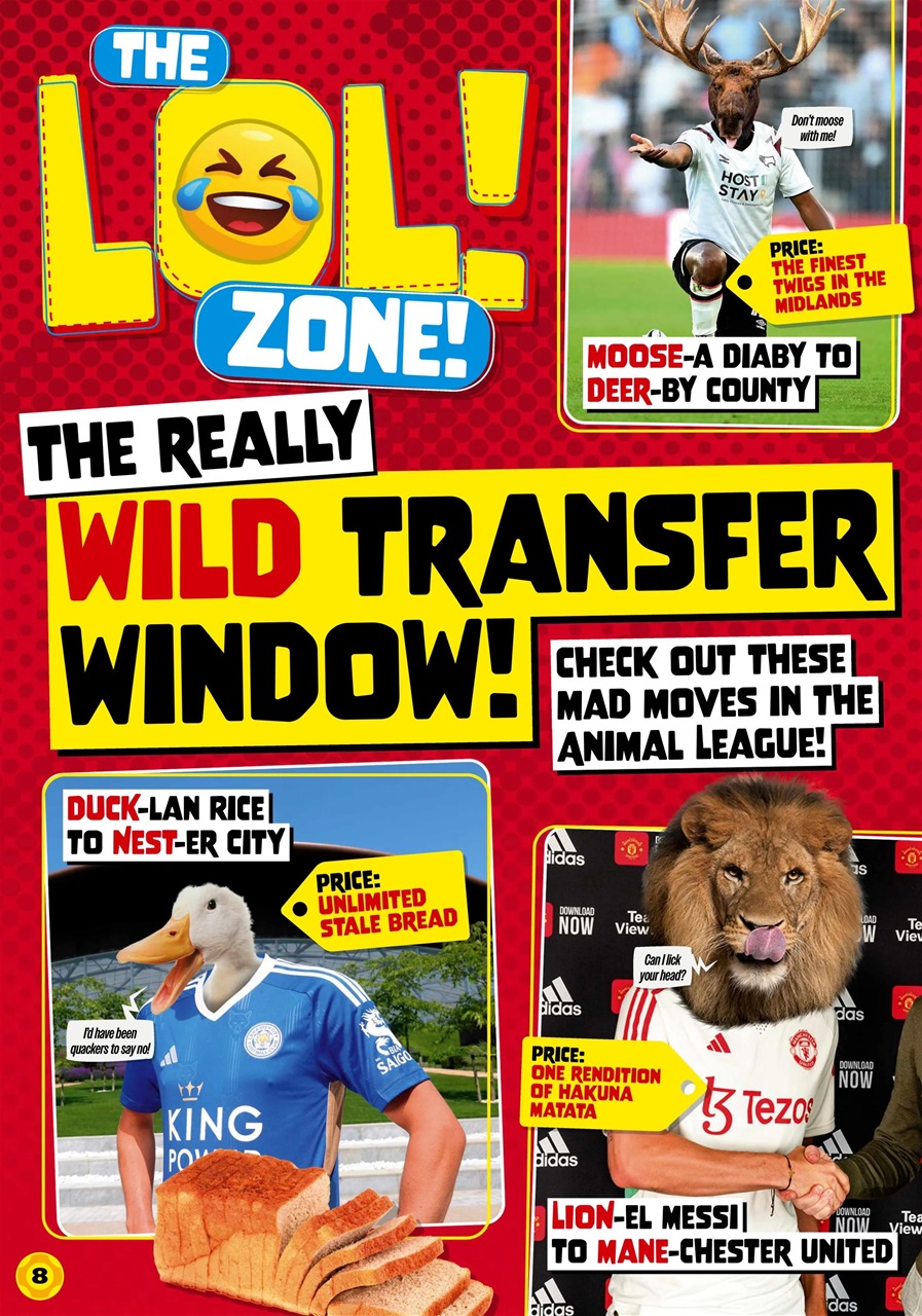 Match of the Day Preview Pages