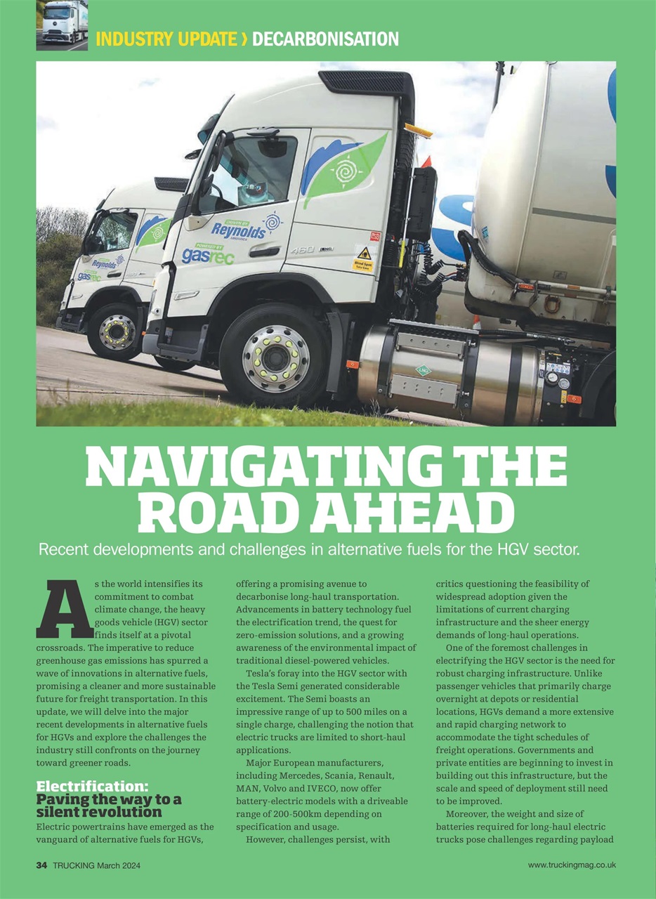 Trucking Magazine Preview Pages