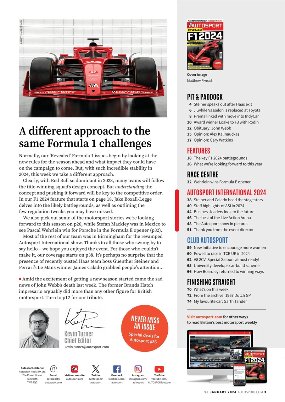 Autosport Preview Pages