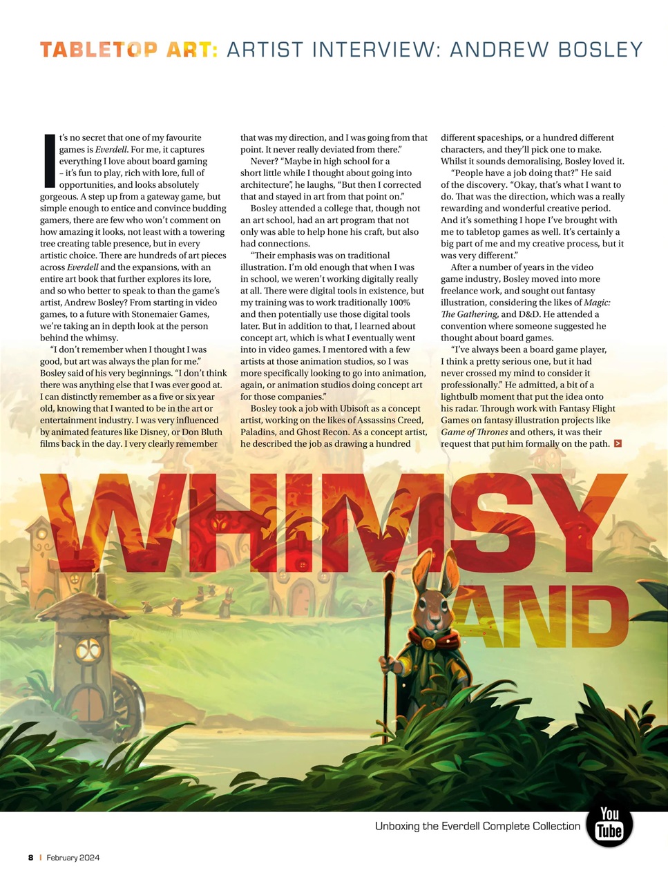 Tabletop Gaming Preview Pages