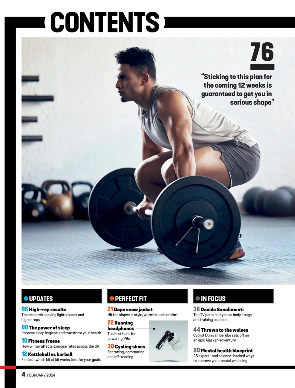 Men's Fitness Preview Pages