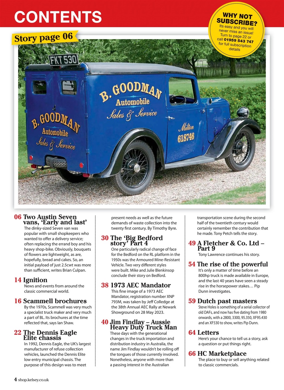Heritage Commercials Magazine Preview Pages