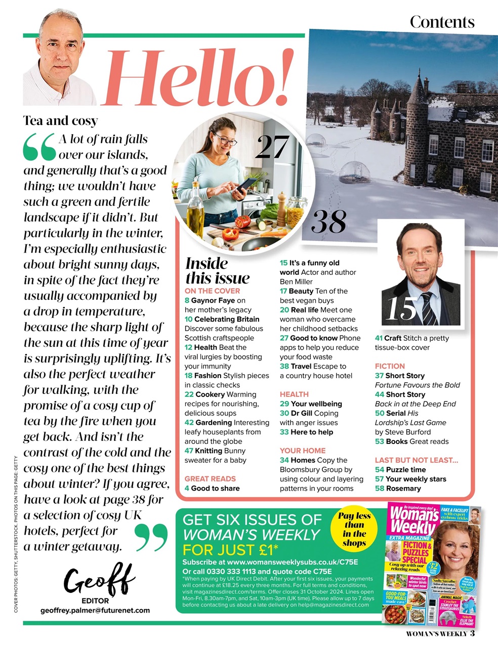 Woman's Weekly Preview Pages