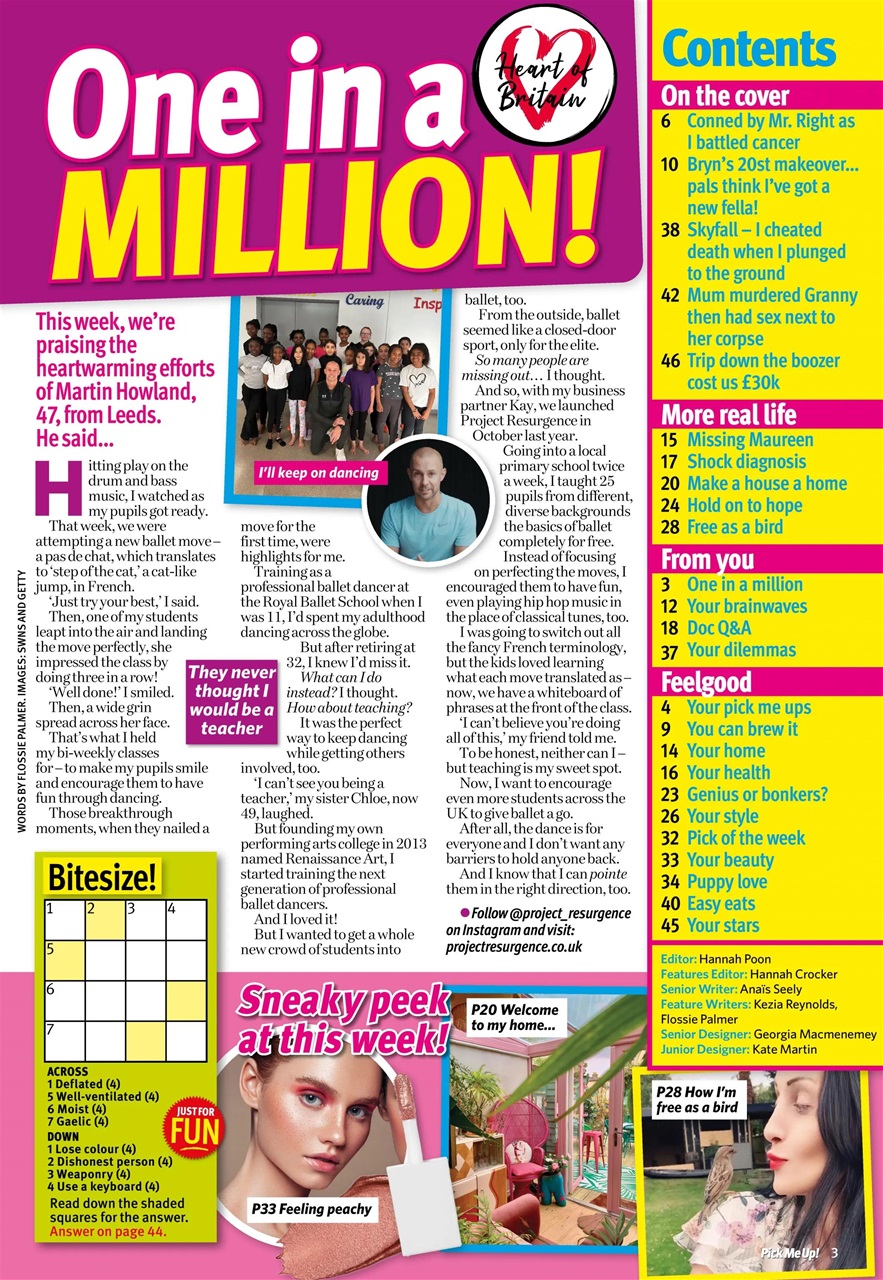 Pick Me Up Preview Pages