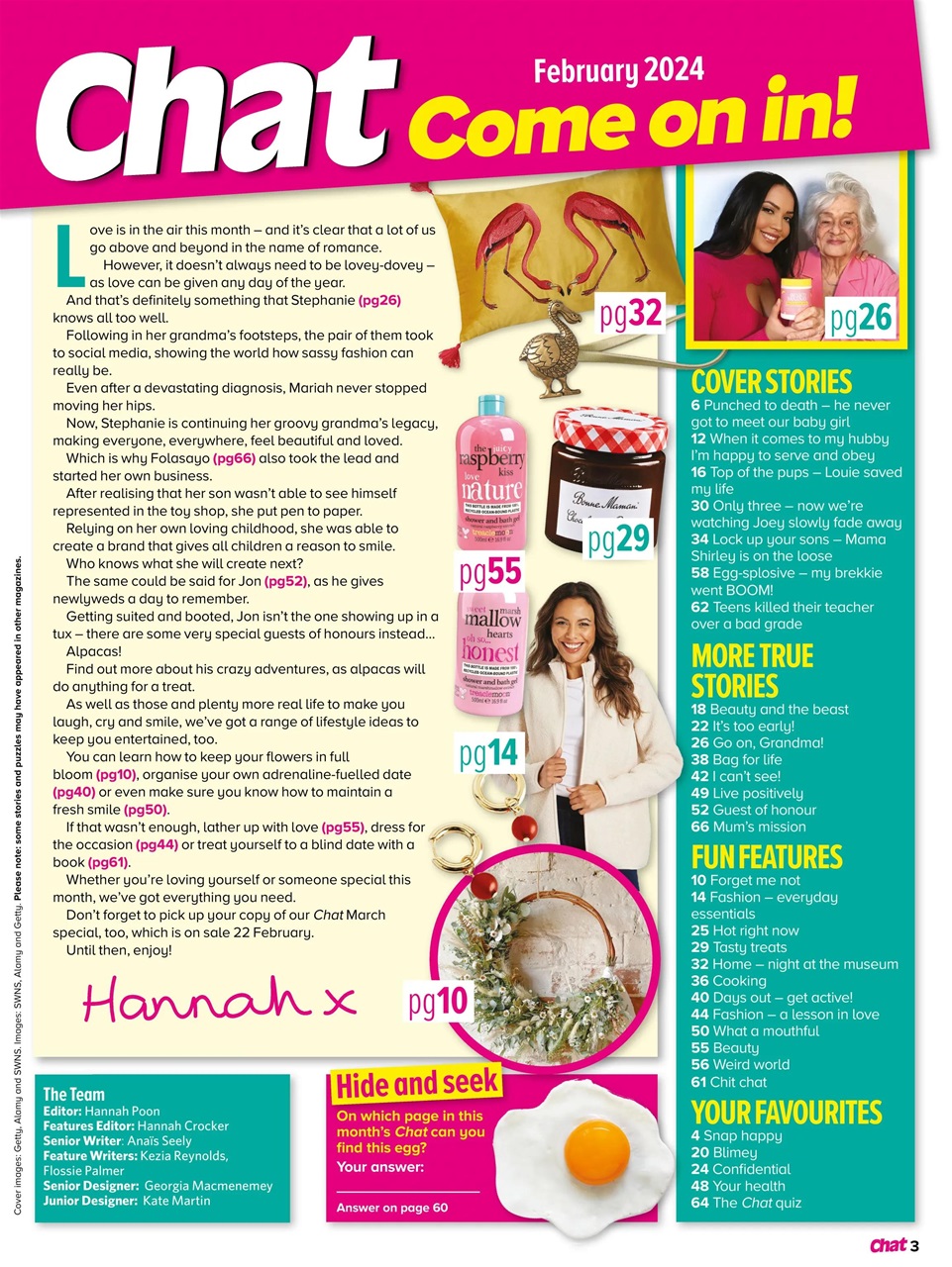 Chat Specials Preview Pages