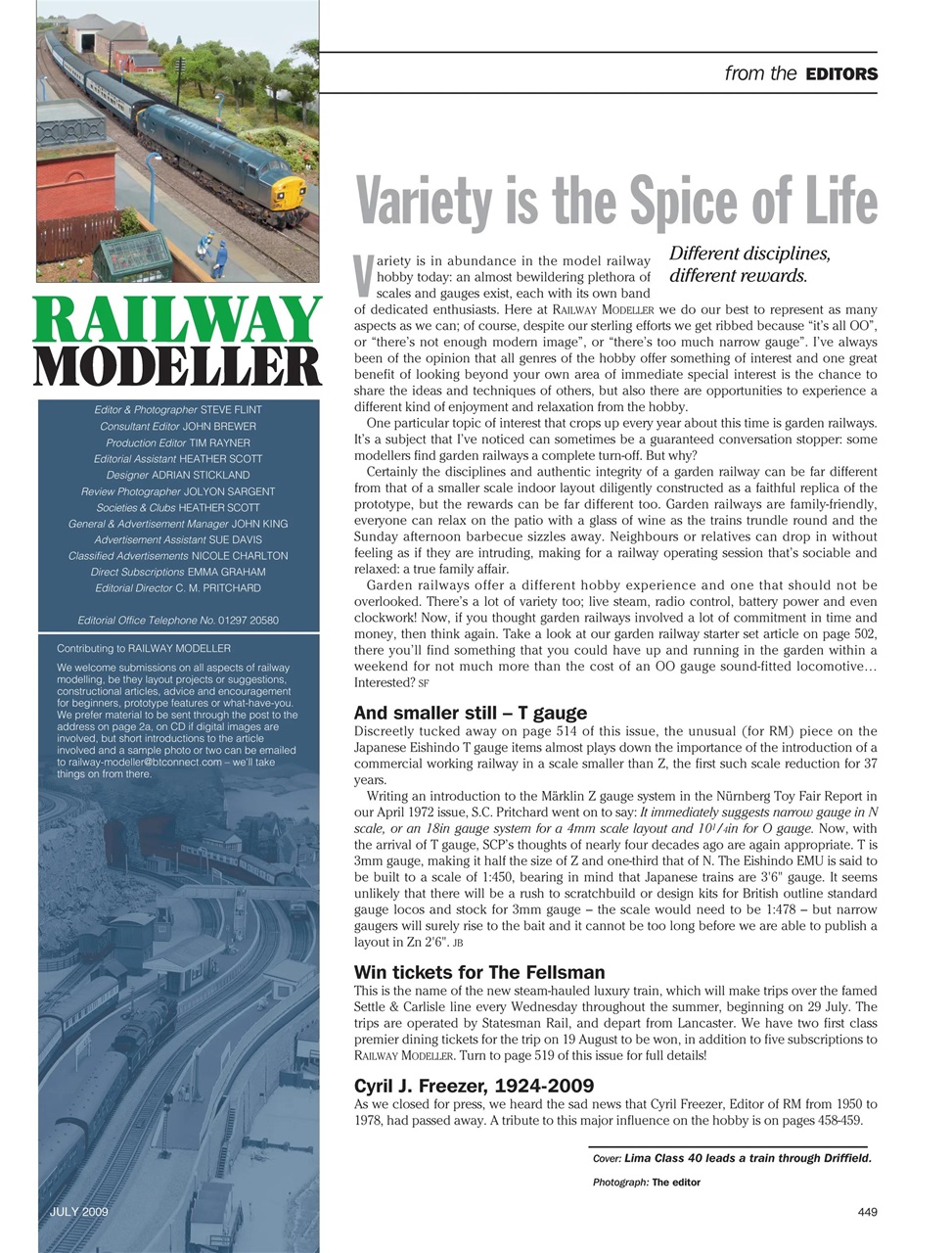 Railway Modeller Preview Pages