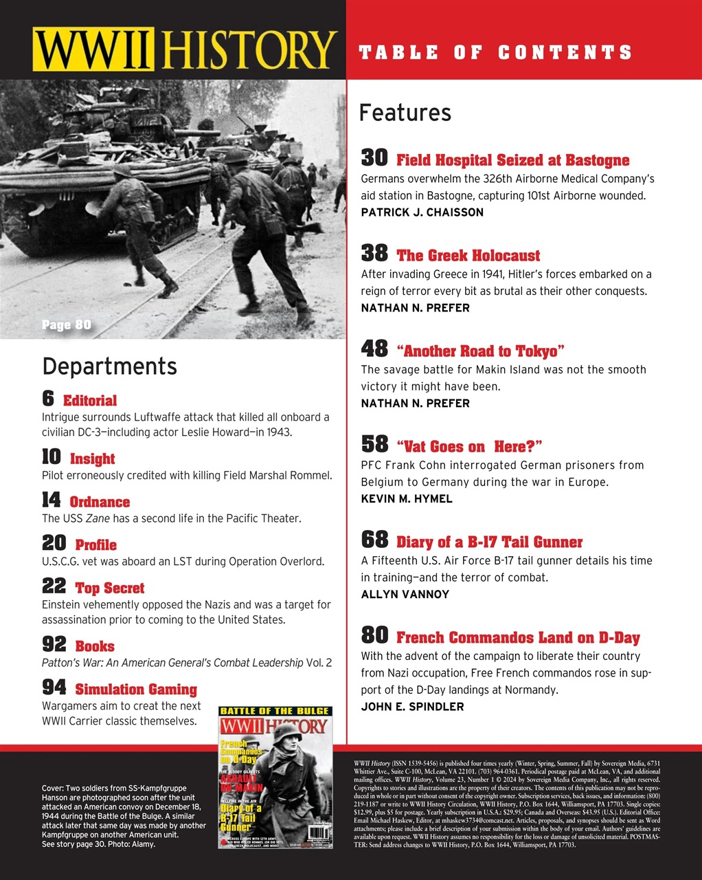 WW2 History Magazine Preview Pages