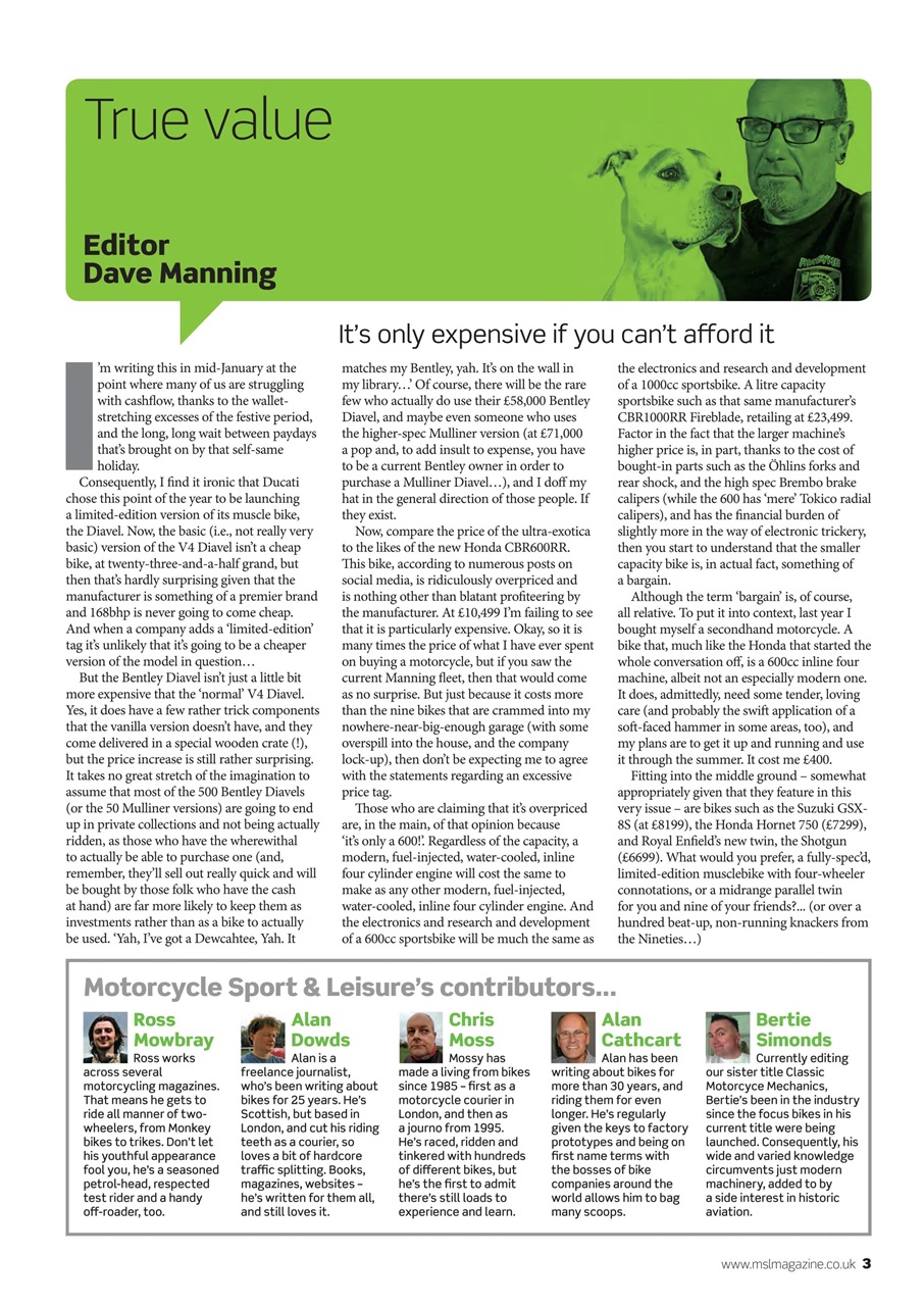 Motorcycle Sport & Leisure Preview Pages