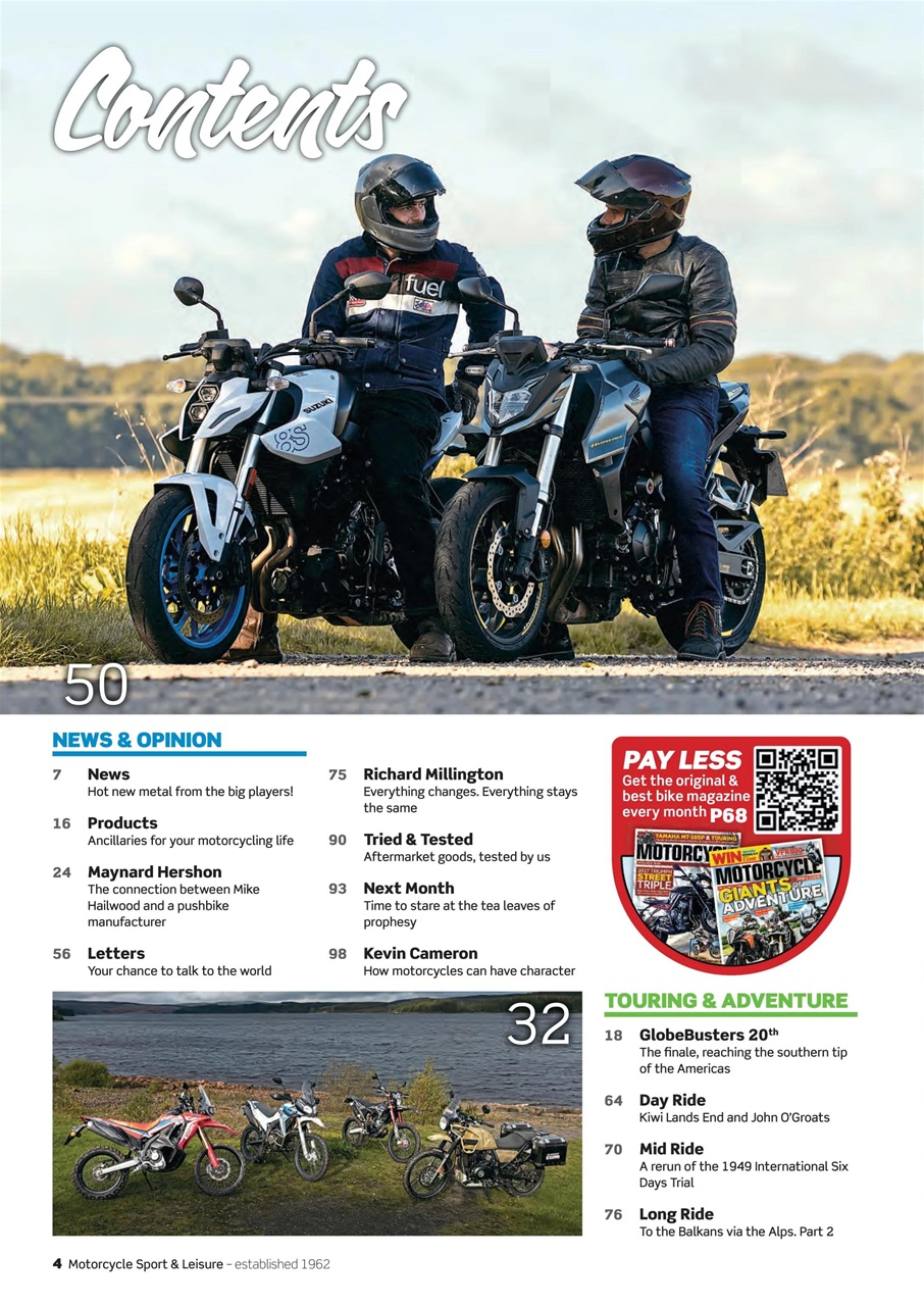 Motorcycle Sport & Leisure Preview Pages