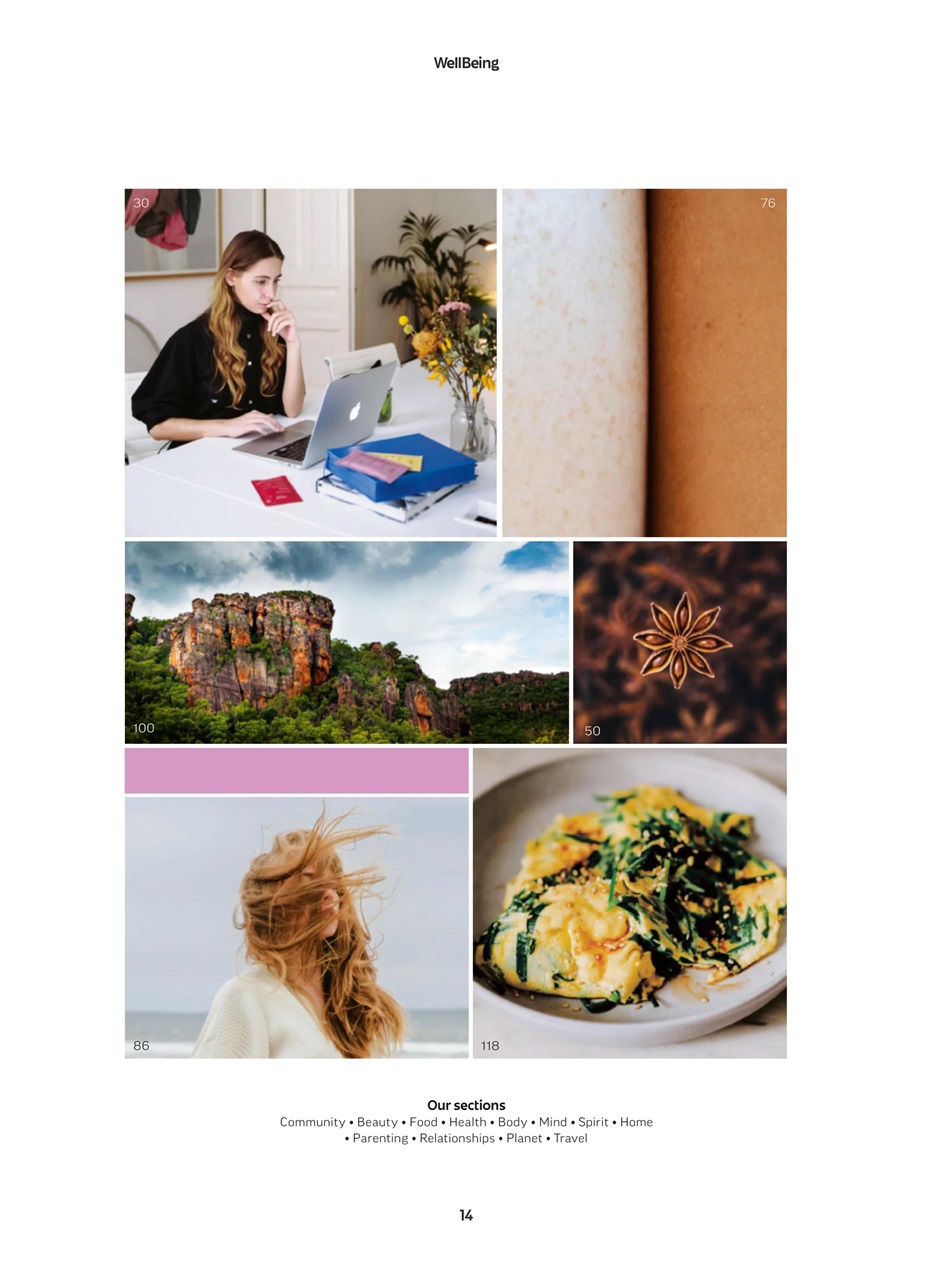 WellBeing Preview Pages