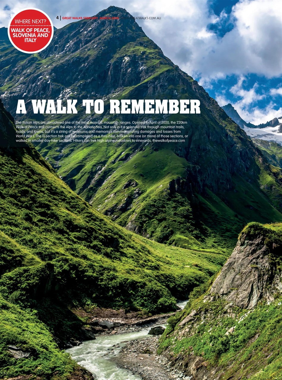 Great Walks Preview Pages