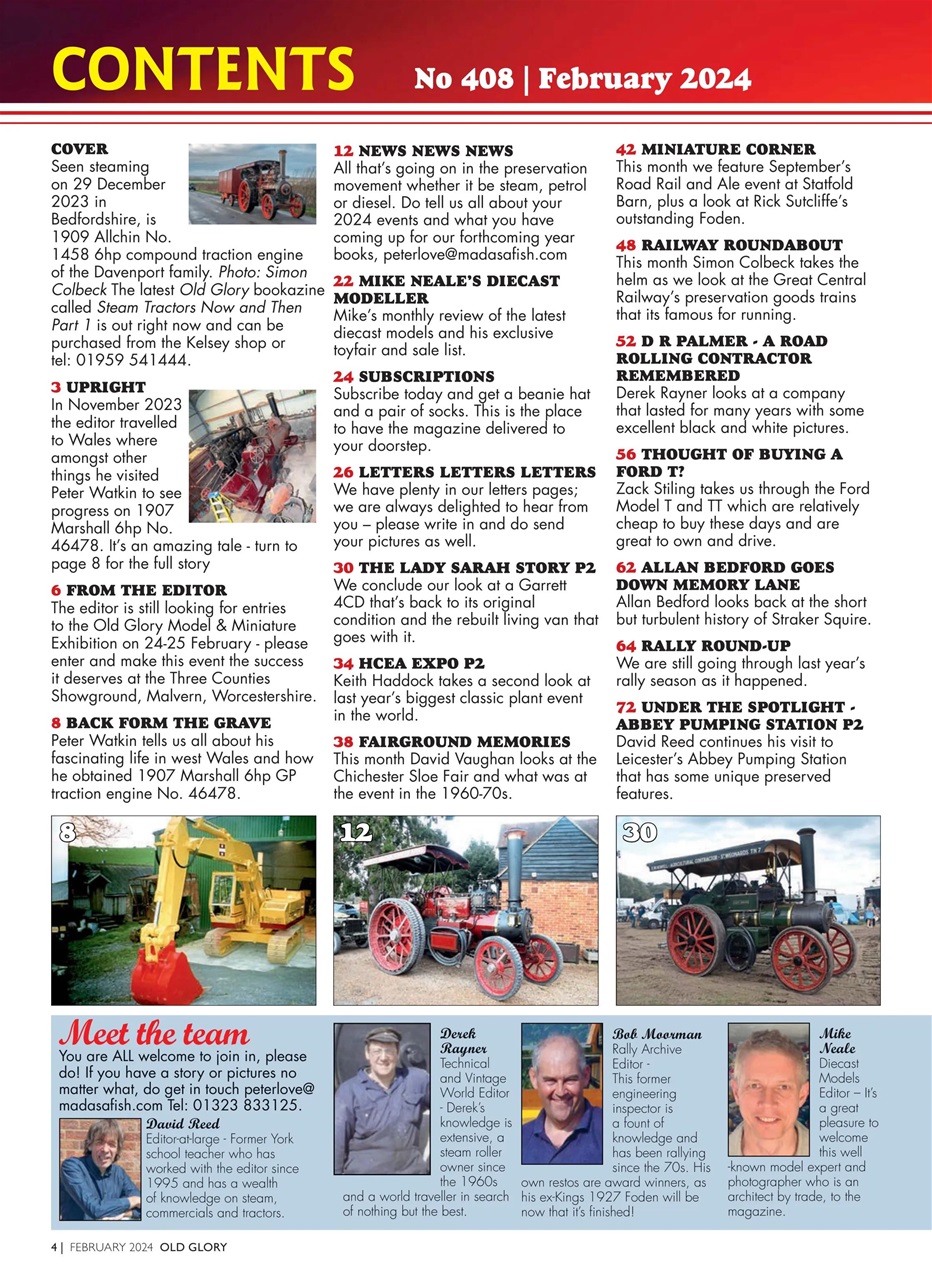 Old Glory Magazine Preview Pages