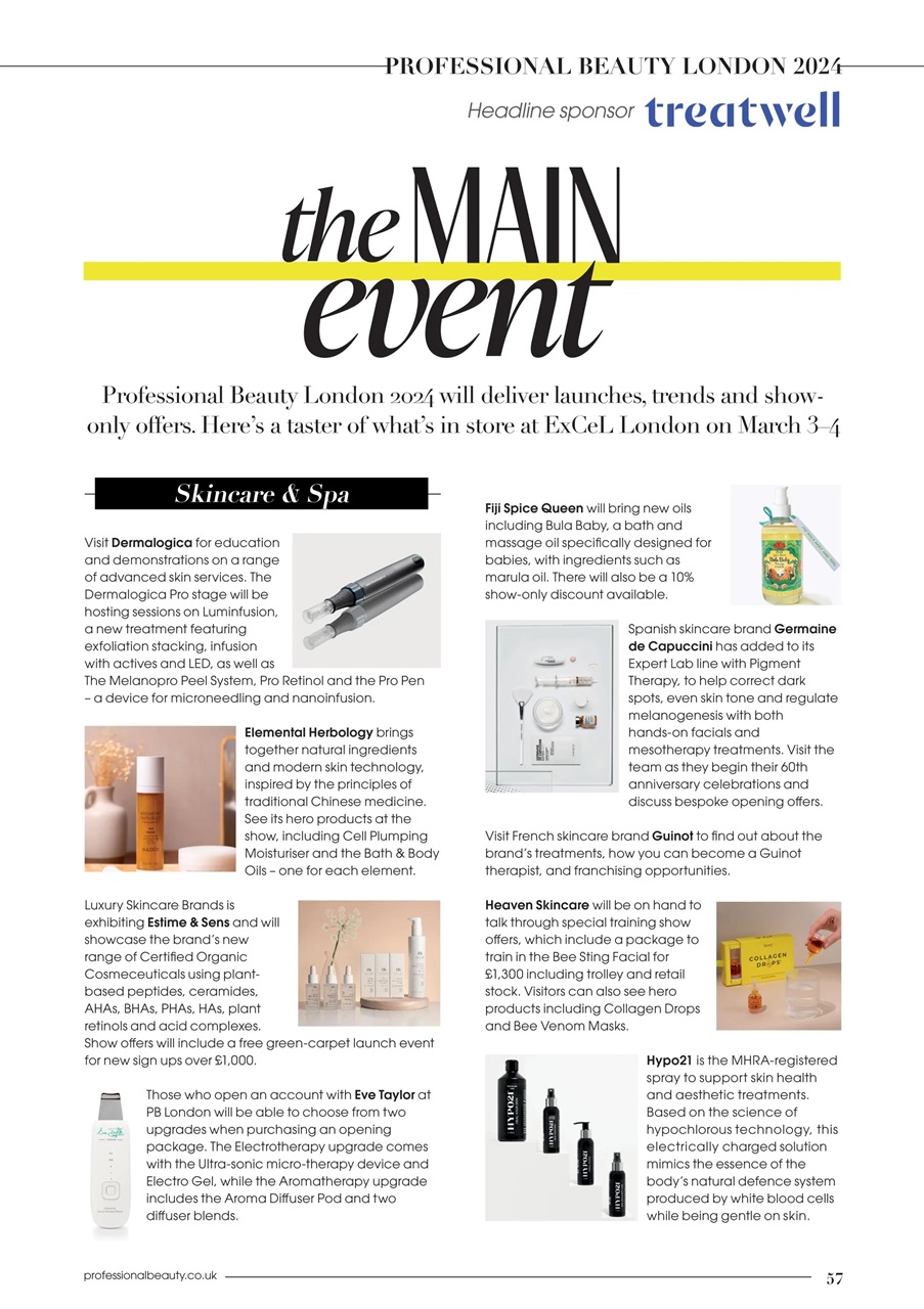 Professional Beauty Preview Pages