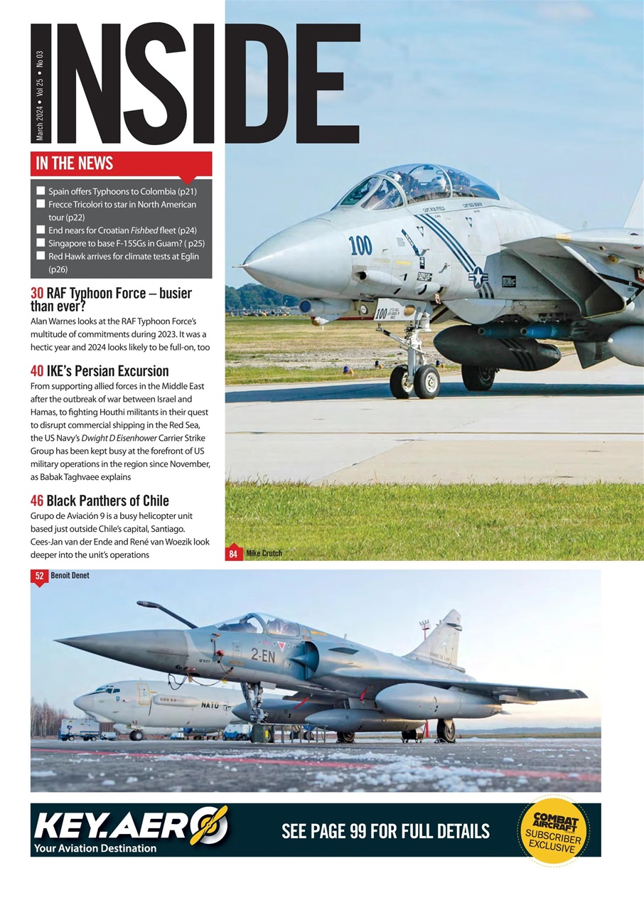 Combat Aircraft Journal Magazine - March 2024 Back Issue