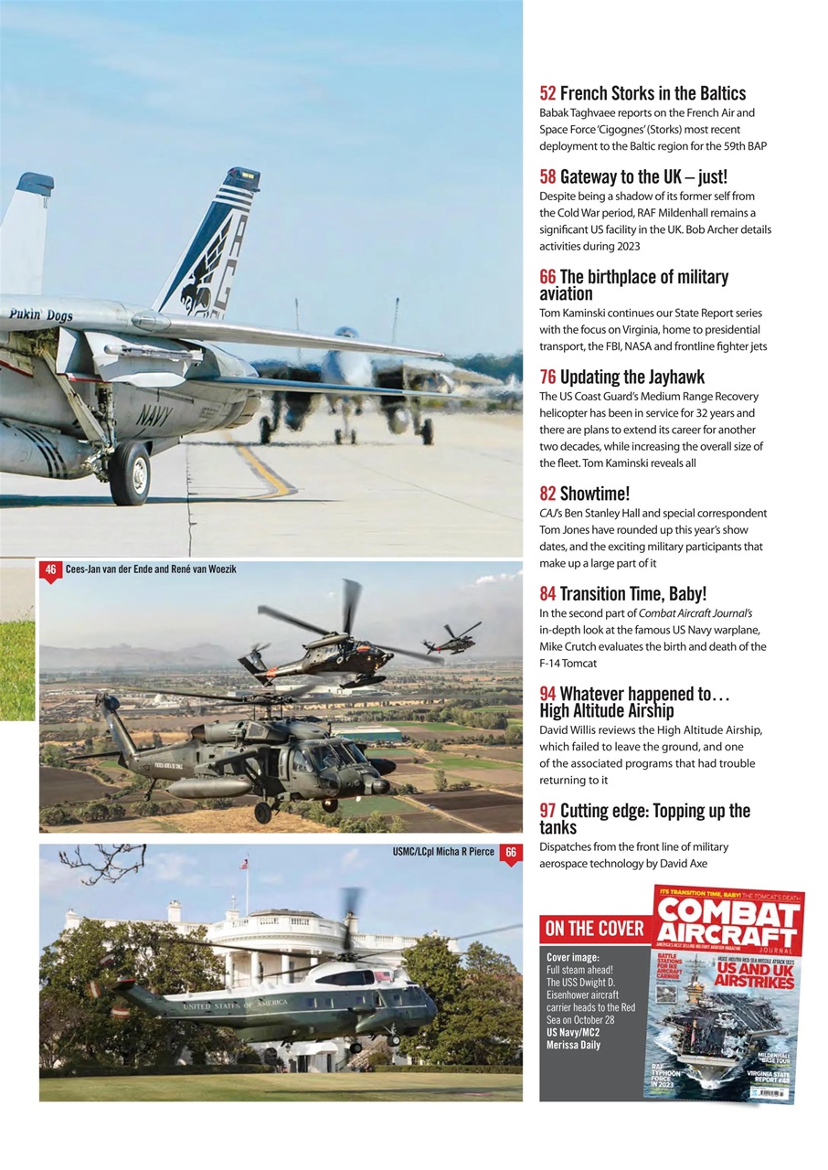 Combat Aircraft Journal Magazine - March 2024 Back Issue