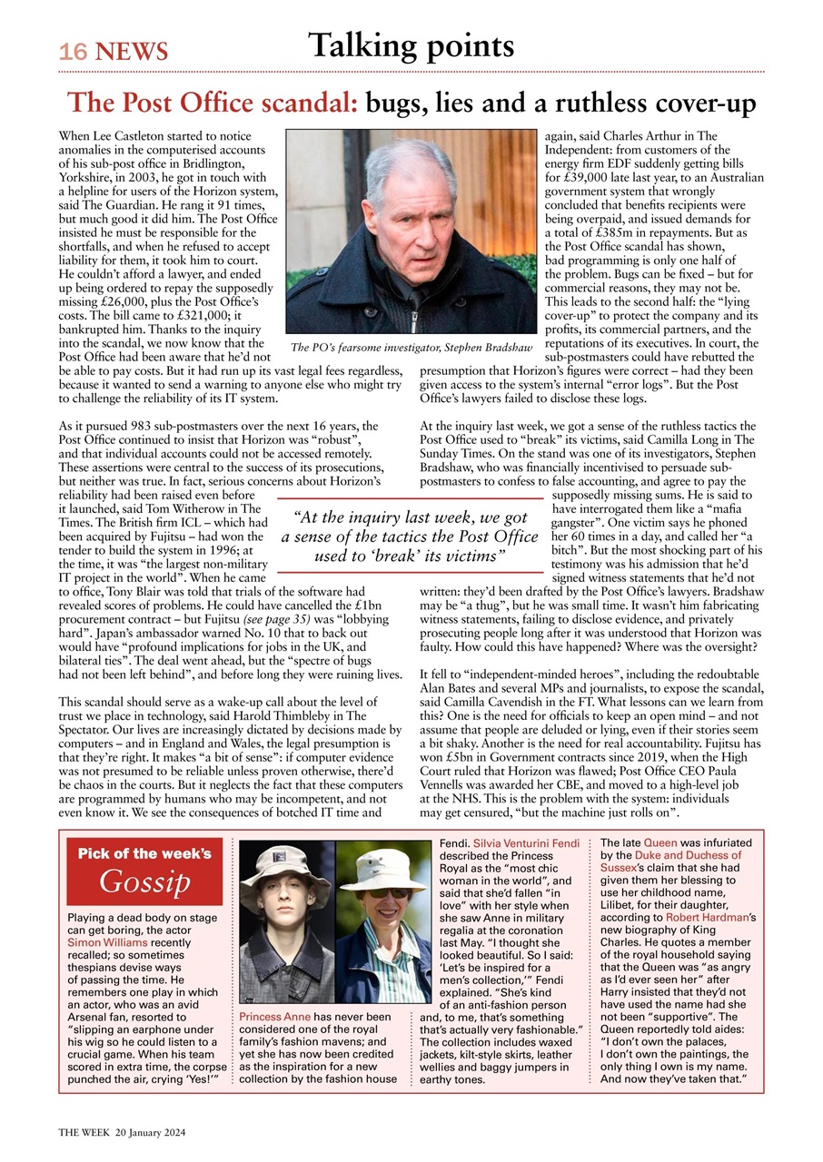 The Week Preview Pages