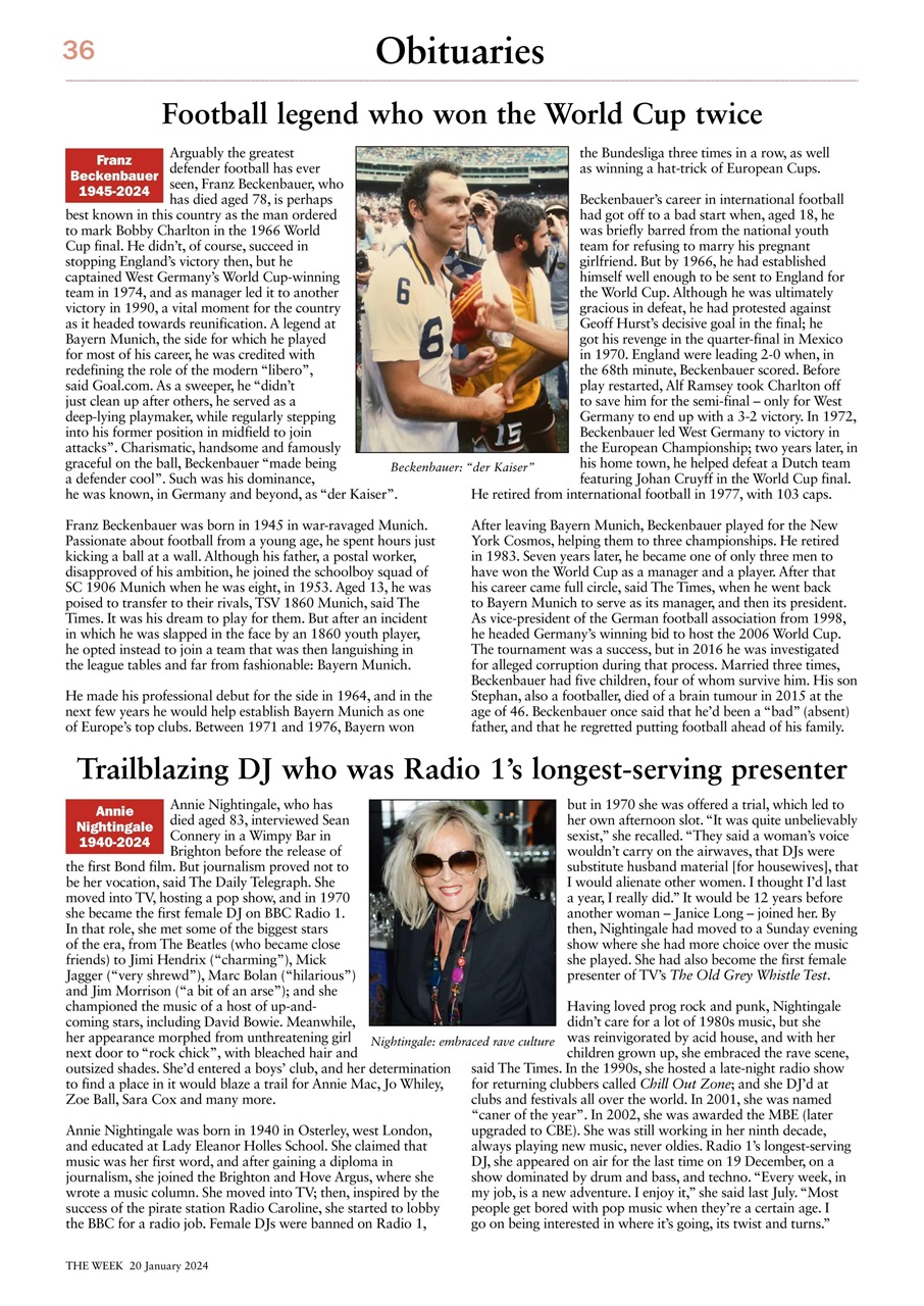 The Week Preview Pages