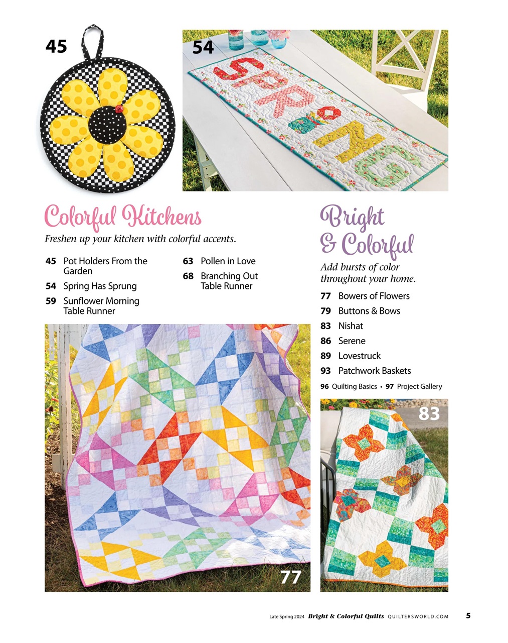 Quilter's World Magazine - Bright & Colorful Quilts Late Spring 2024 ...