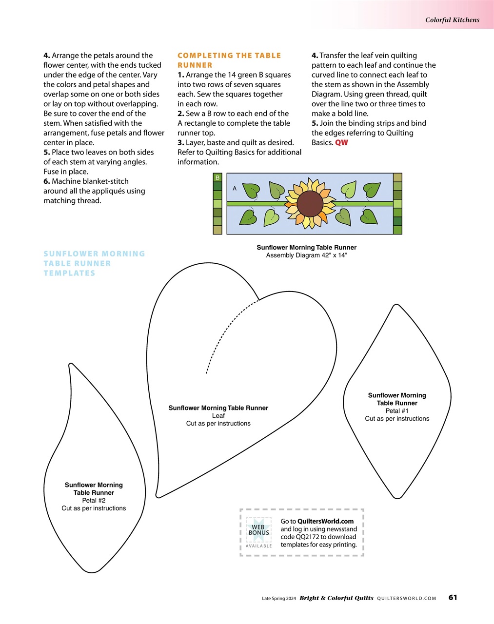 Quilter's World Preview Pages