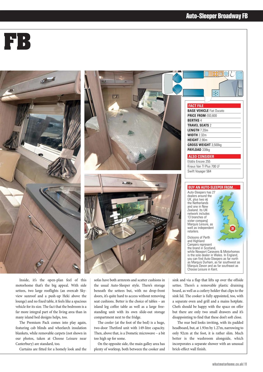 What Motorhome magazine Preview Pages