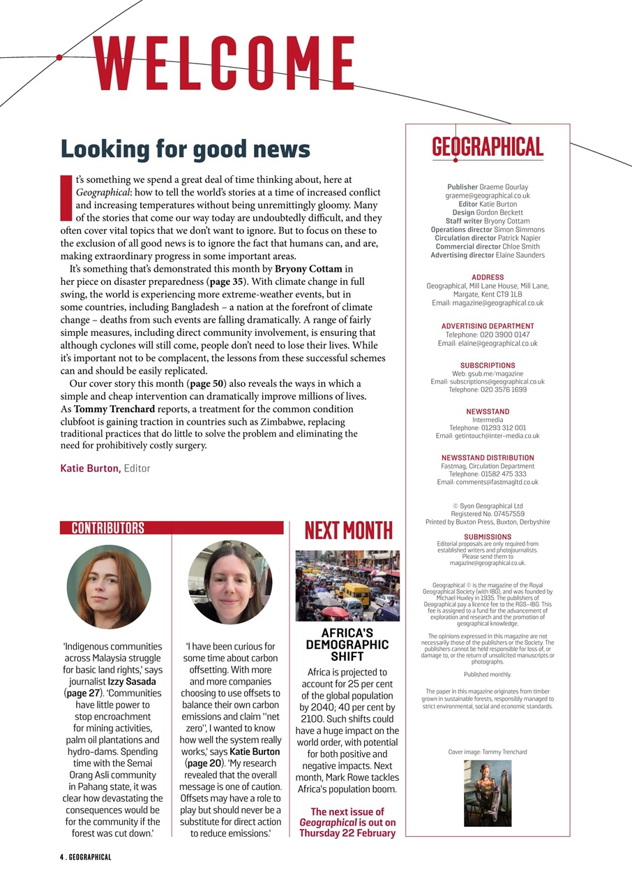 Geographical Preview Pages